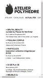 Mobile Screenshot of polyhedre.com